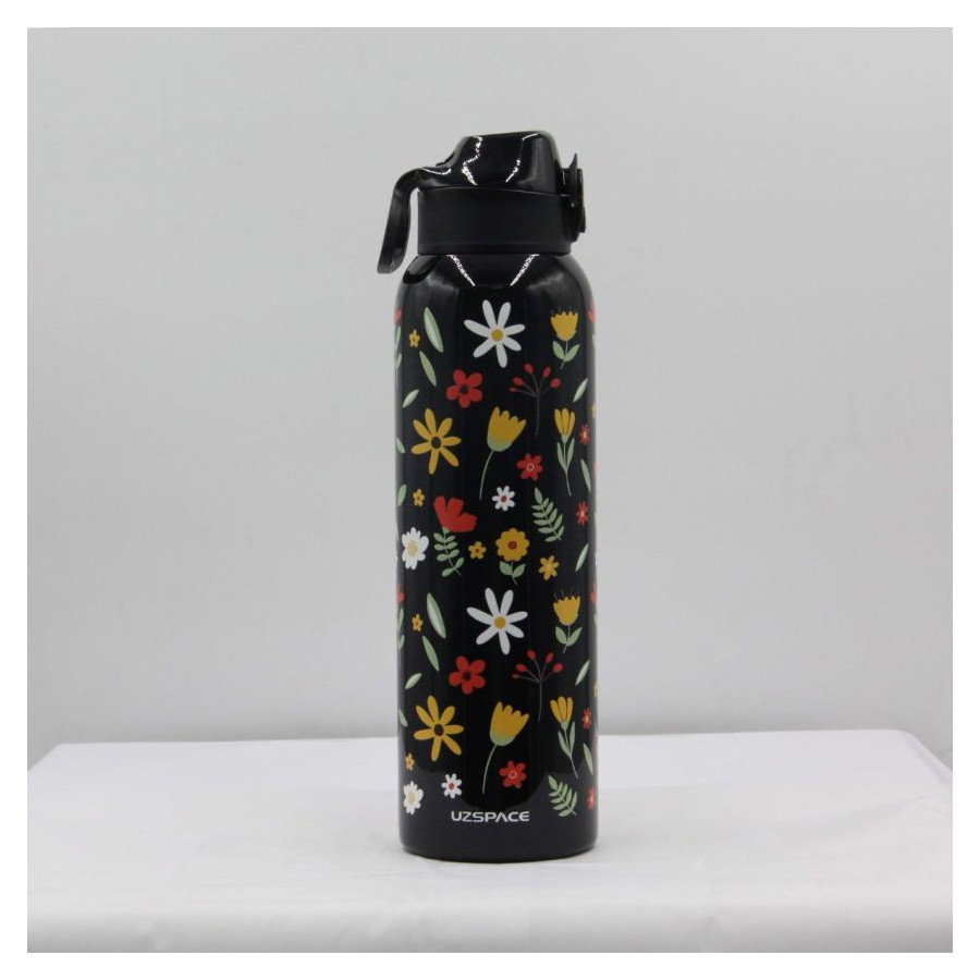 WATER BOTTLE STAINLESS STEEL 950ML BLACK 3102