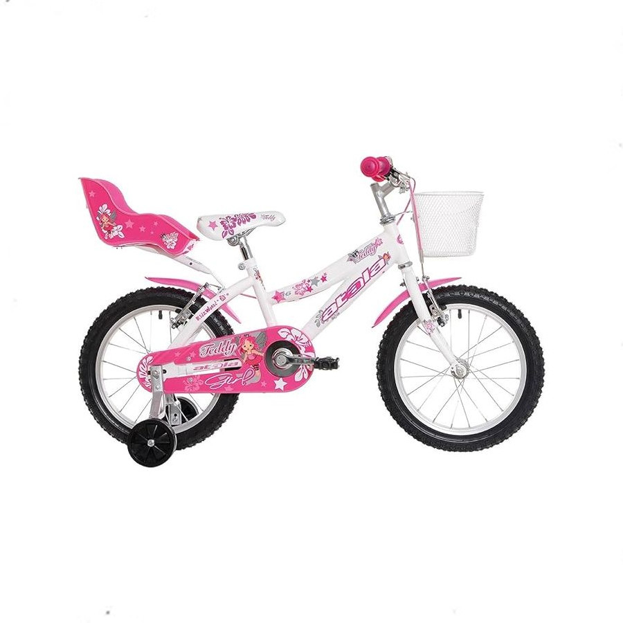 ATALA BICYCLE TEDDY GIRL-16 WHT/ROS 25 0115205600