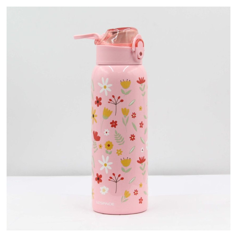 WATER BOTTLE STAINLESS STEEL 700ML CORAL PINK 3101