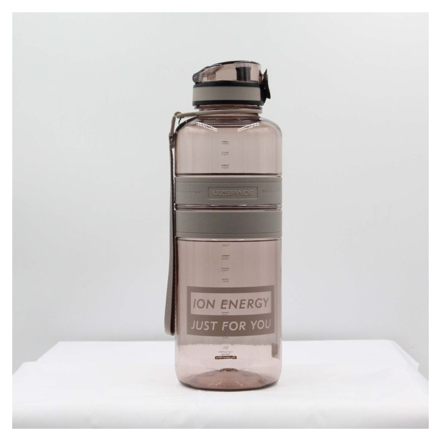 TRITAN WATER BOTTLE 2LTR OAK GRAY 5038