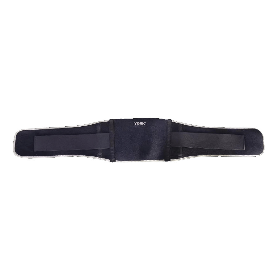 YORK ADJUSTABLE LUMBAR SUPPORT WITH POCKET (HEAT/COLD PAD)85082 BLACK