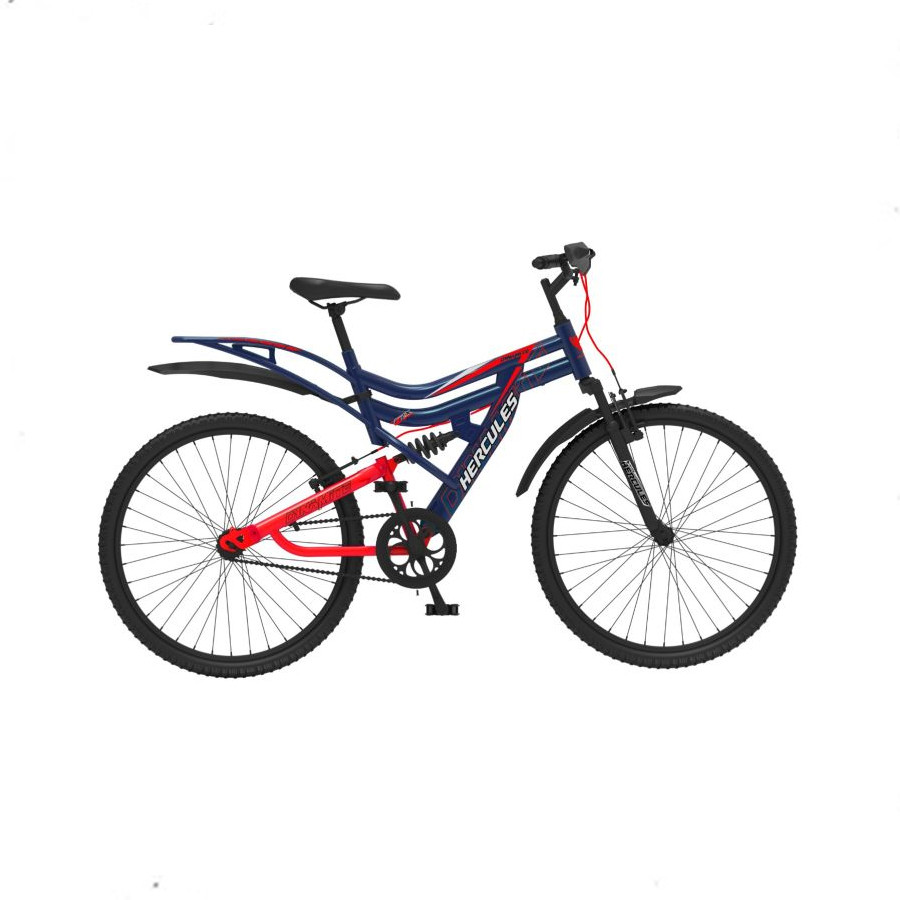HERCULES-DYNAMITE 24IN BLUEBERRY BLUE / SMART RED-SINGLE SPEED SIZE : 24X17