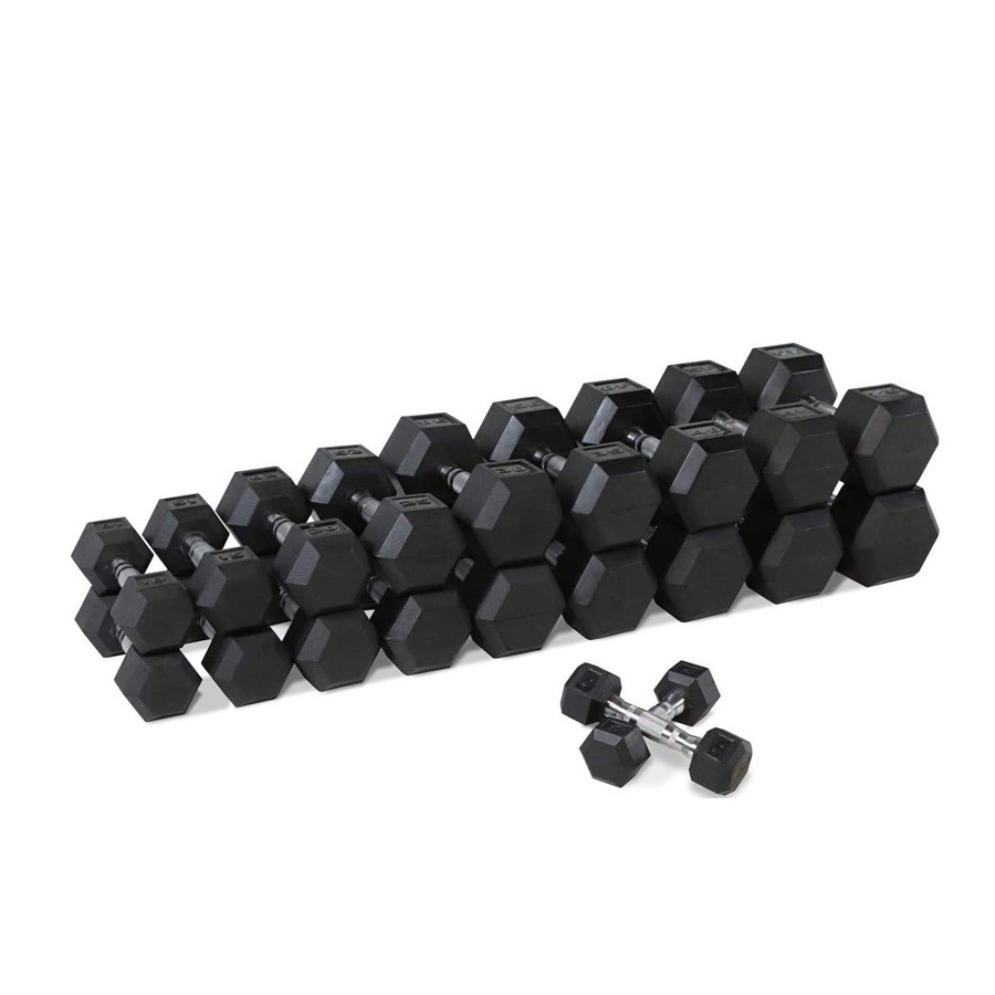 Hex 2.5kg to 25kg Pair Dumbbells Set VG-1001-Set
