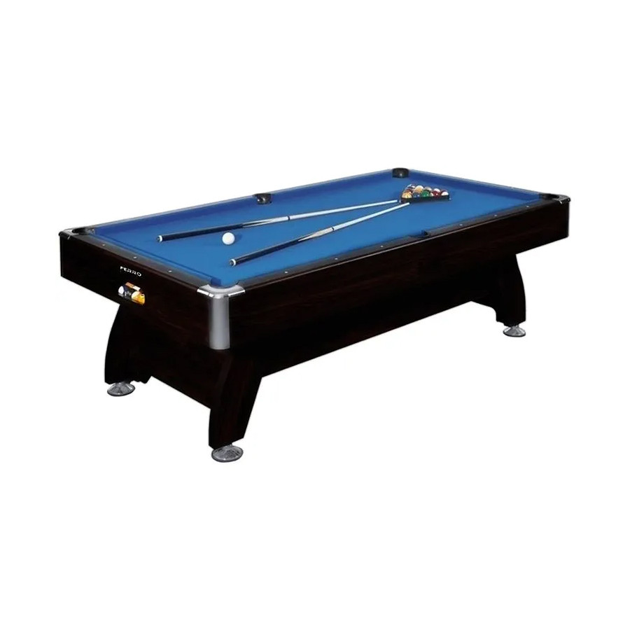 Ferro 8 Feet Wooden Billiard Table Blue