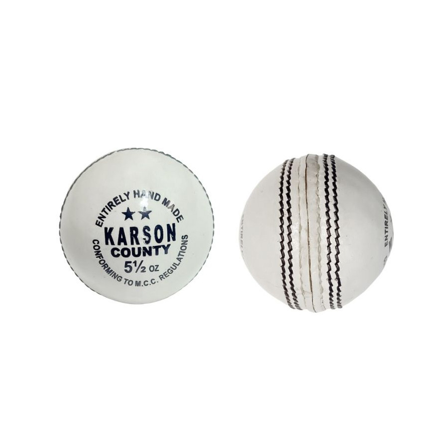 KARSON LEATHER WHITE CRICKET BALL