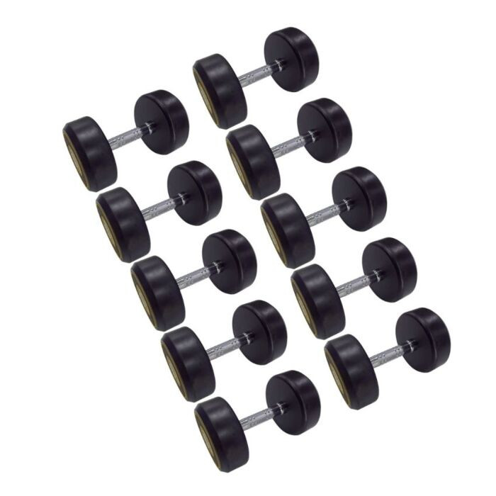 Ta sport round dumbbell 2.5kg to 25kg set without stand