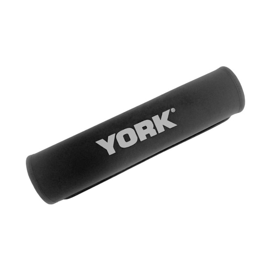 YORK BARBELL PAD FOAM RUBBER 85045 BLACK