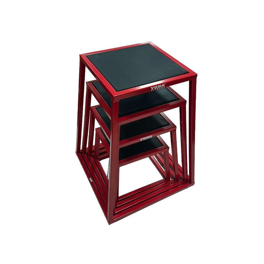 York Plyometric Boxes Red/Black Qt1005C