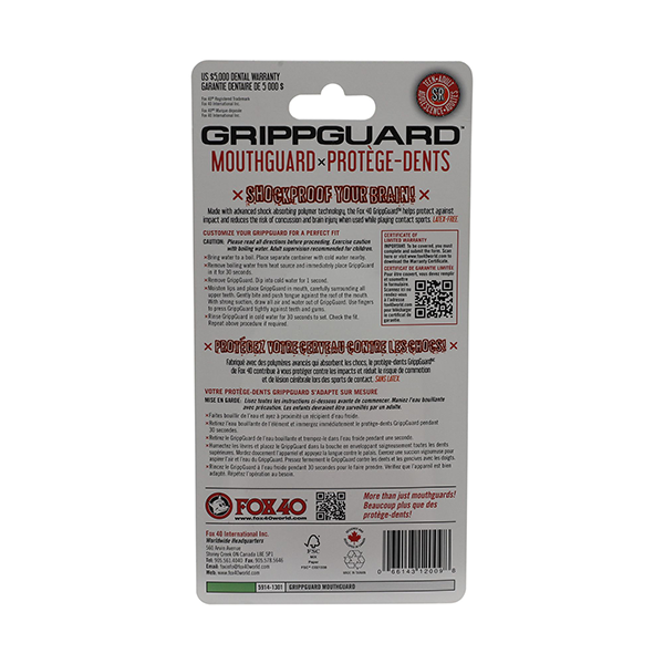 Fox 40 Grippguard Mouthguard Senior Neon 5914 1301 Gallery2