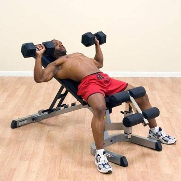 Heavy Duty Flat Incline Decline Bench (brand Body Solid) 1