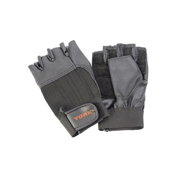 Leather Weight Lifting Gloves (brand York Fitness)