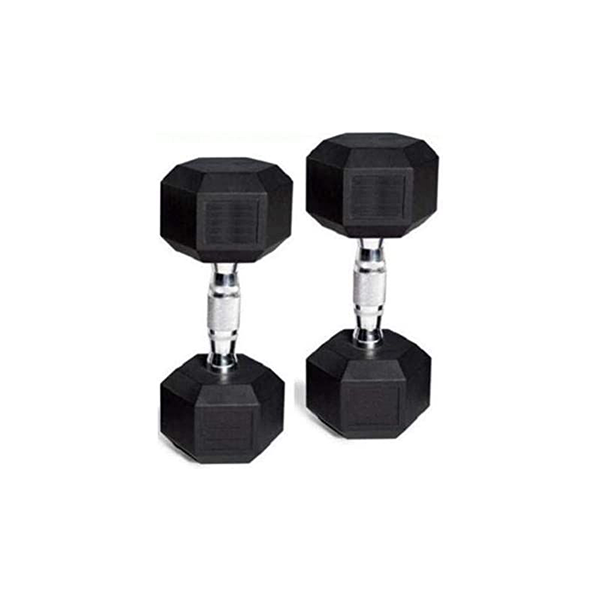 Pair Of Hexagonal Head Dumbbells 2x10kg (brand Ta Sports)