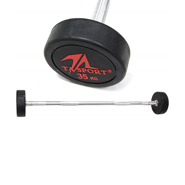 Rubber coated barbell 35kg ls2032 ta sports1