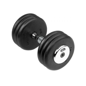 Rubber Coated Disc Dumbbell 30kg Chromed Handle Sdh30 (brand Ta Sports)