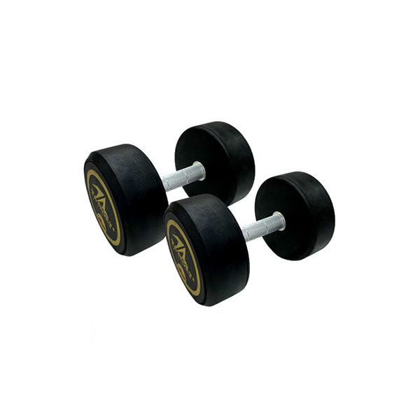 Rubber Dumbbell 27.5kg Rubber Coated Dhrd6