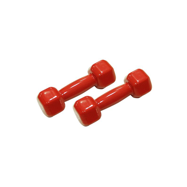 Vinyl Dipping Hex Dumbbell 4kg Durable Pvc Coating Db2121 (brand Ta Sports)