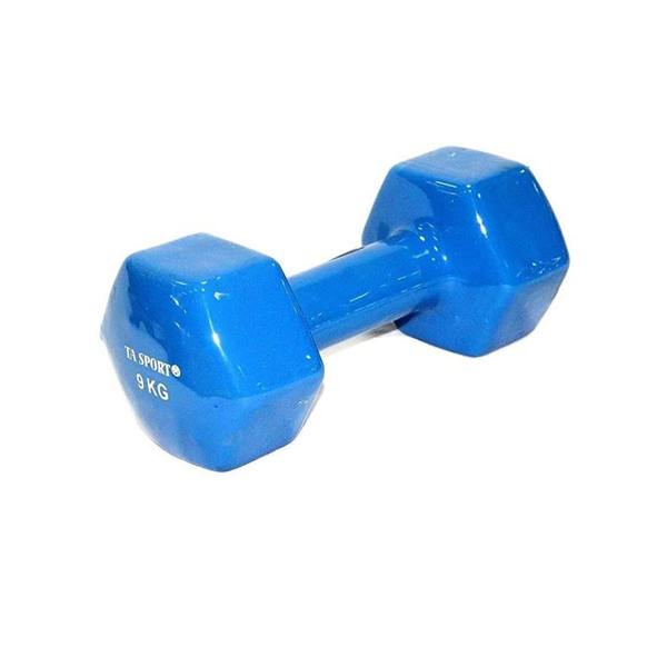 Vinyl Dumbbell Ta Kz22 Blu 9kg