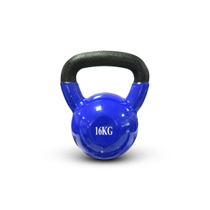 Vinyl Kettlebell 16kg Comfort Grip Wide Handle Zkb5 (brand Ta Sport) Featured