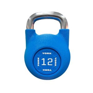 York pu competition kettlebell 12kg blue db2185